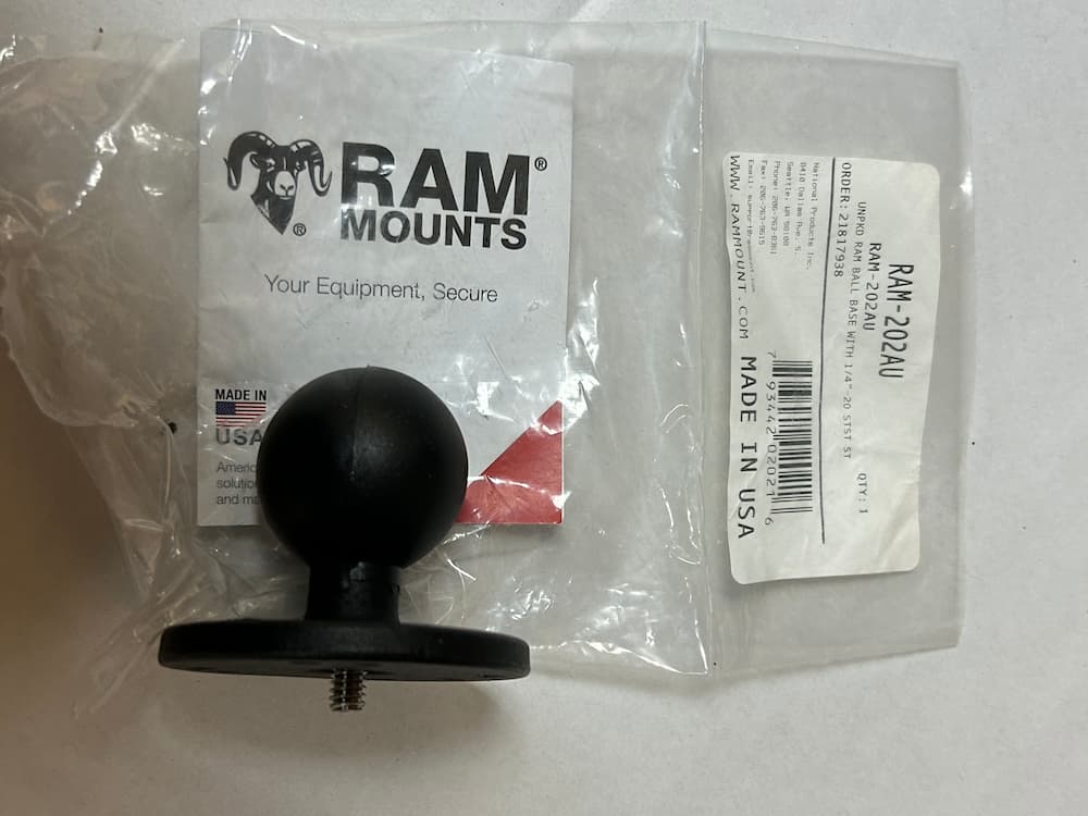 Ram 202AU Camera thread mount 112 ball